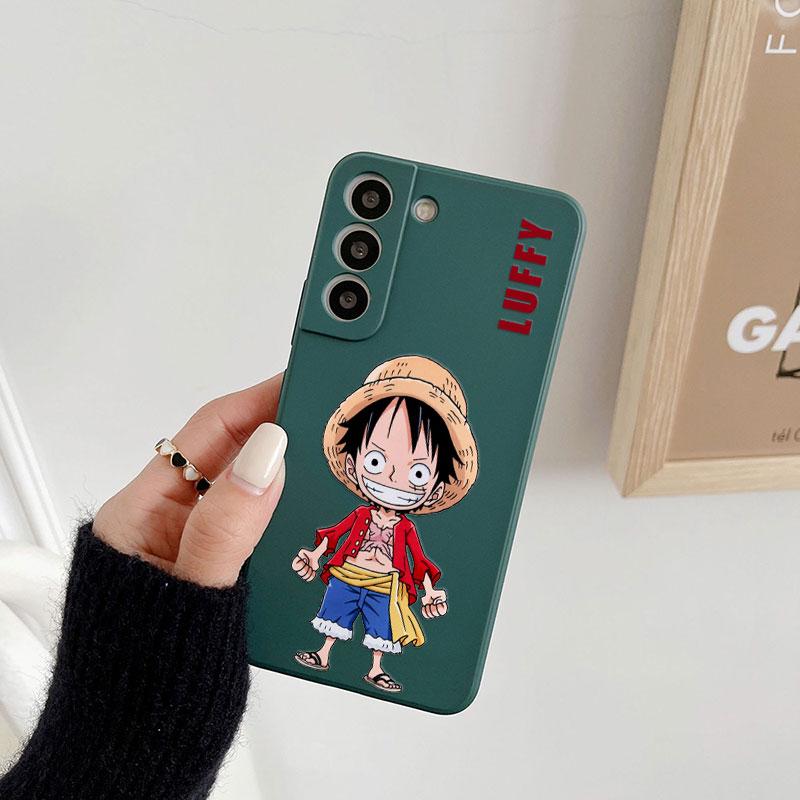 Cute Cartoon Luffy Zoro Ace Phone Case For Samsung Galaxy S26 S25 Ultra S24 S23 S22 Plus S21 S20 FE S26 A37 A57 5G Silicon Cover
