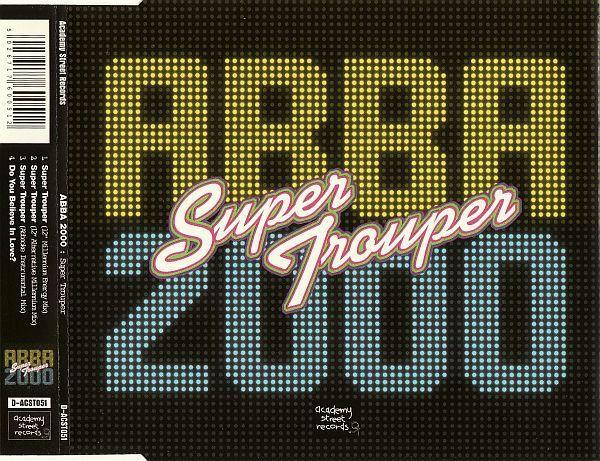 CD ABBA 2000 Super Trouper DACST051 Academy Street 1998 Великобритания Танцевальная Электроника Б/У