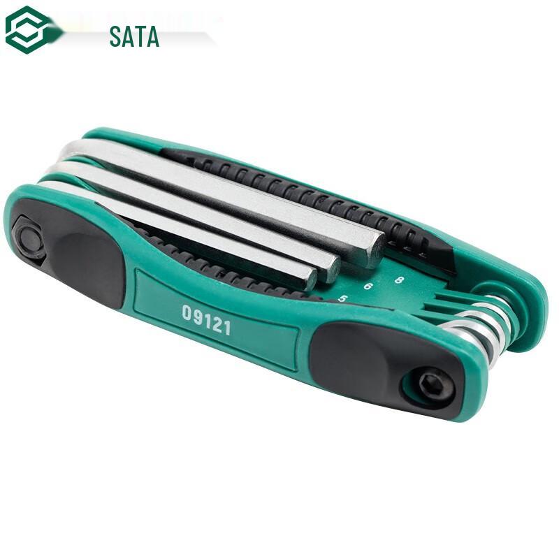 SATA 09121 Foldable Metric Hex Key Set