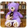 NOVA Plush Toy, Extra Large Teddy Bear, Body Pillow, Cushion, Cute, Cuddle Pillow, Celebration Gift (Purple, 130cm)