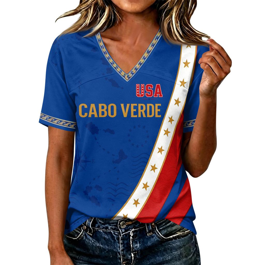 T-shirt casual da donna con stampa di lettere a maniche corte per l'uso quotidiano