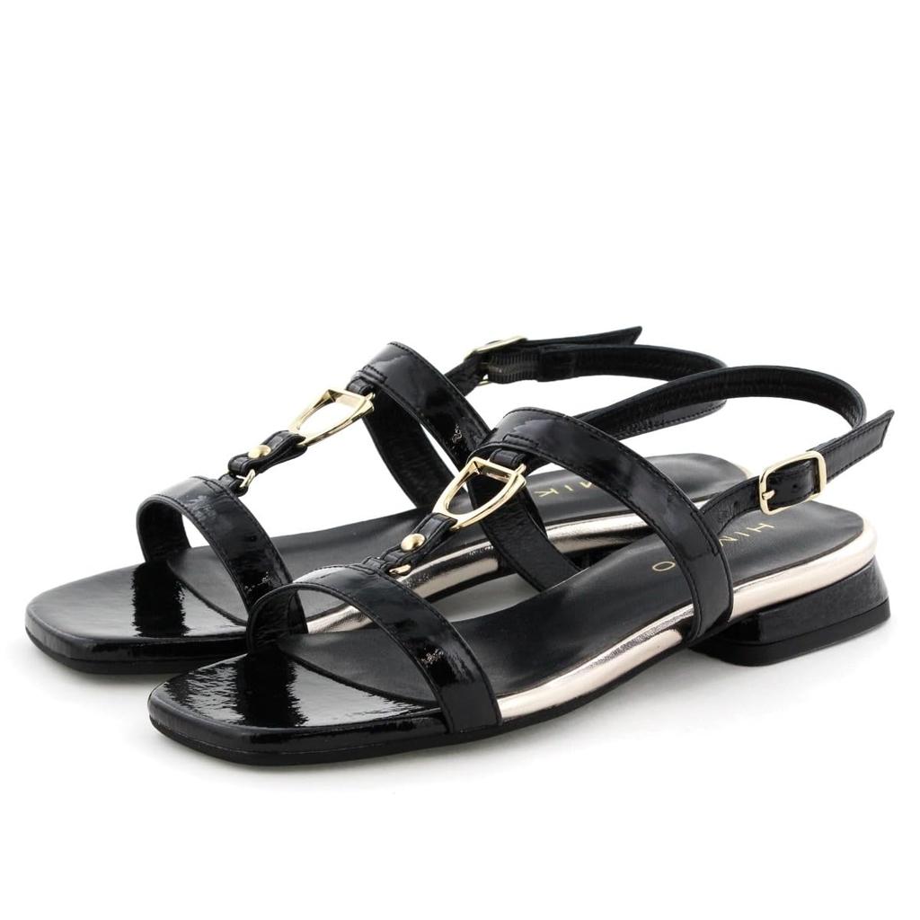 Parts Flat Black 245 HIMIKO/Himiko/Gold Sandals/641228