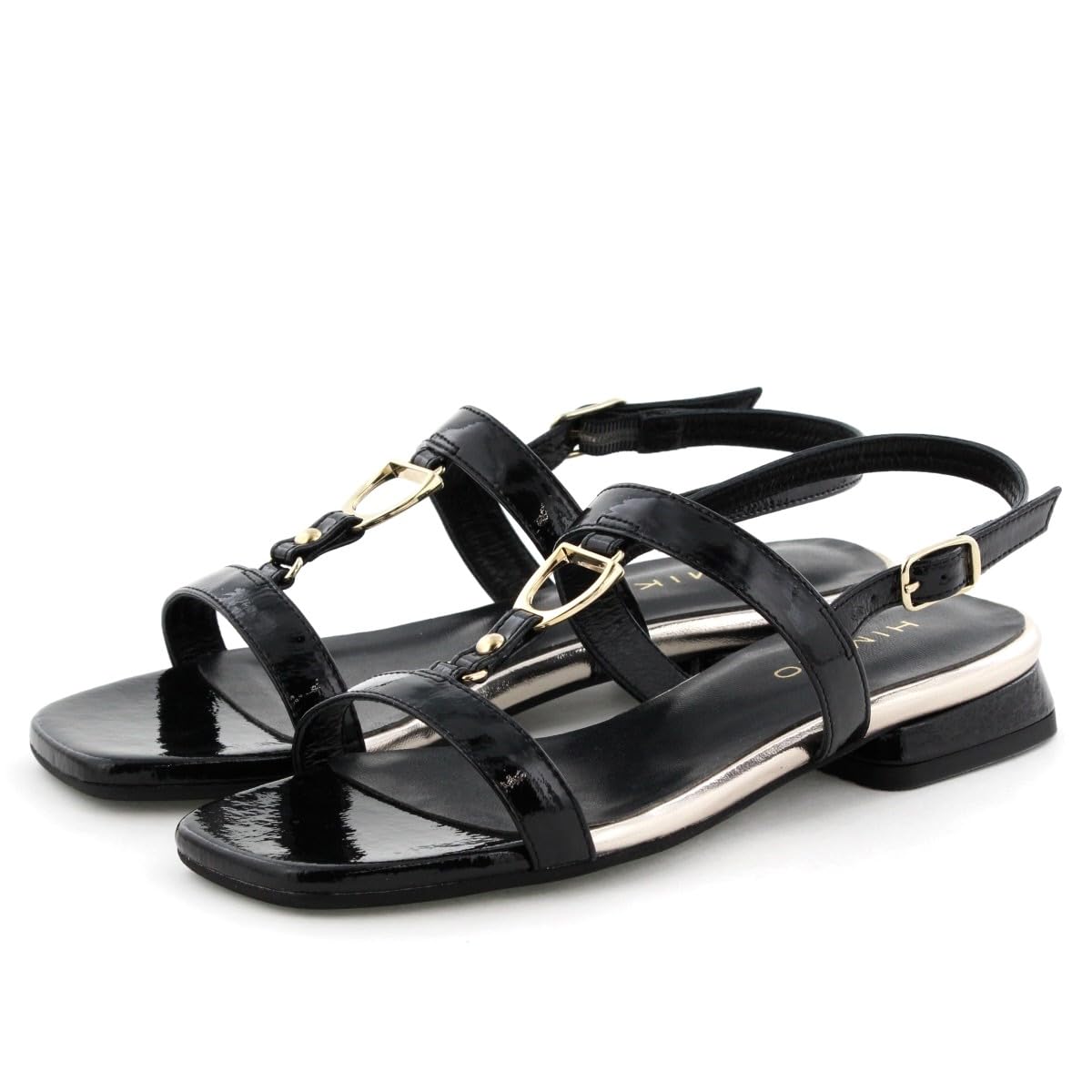 

Parts Flat Black 245 HIMIKO/Himiko/Gold Sandals/641228 чёрный