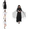 Scary Ghost Bride Halloween Costume With Stunning Veil Ideal For Cosplay Events