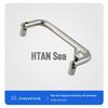 LS503 Stainless Steel U-Shaped 90° Folding Pull Handle for Industrial Cabinets and Toolboxes