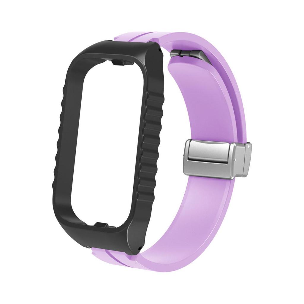 Foldable Magnetic Silicone Strap for Redmi Smart Band 2/3 and Xiaomi Smart Band 8 Active
