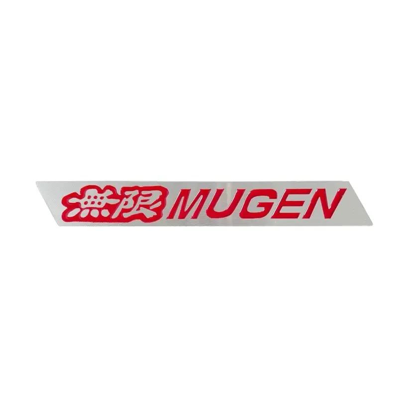 3D Aluminum Alloy Mugen Logo Rear Trunk Fender Emblem Badge Car Sticker Decals For Honda Civic Type R Accord Integra CRV Fit