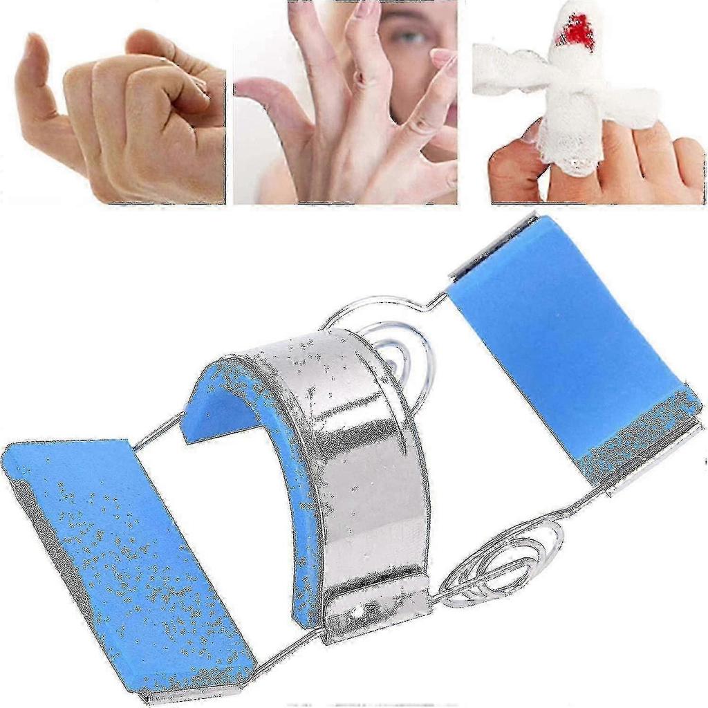 Finger Splints, Adjustable Knuckle Support Brace for PIP and DIP Joint Flexion Contractures, Extension Correction Splint