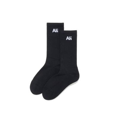 AVAM HOME Logo Sportsocken Schwarz
