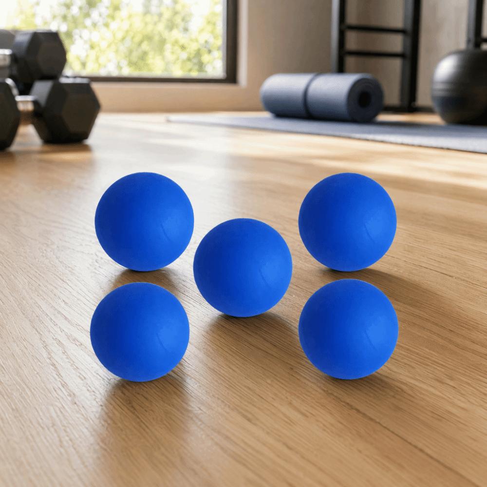 5PCS Rubber Hand Exercise Balls Hollow Stress Ball Portable Rubber Balls Reflex Drills