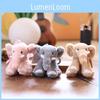 Cute Elephant Plush Toy Keychain With Soft Short Pile For Kids And Collectors