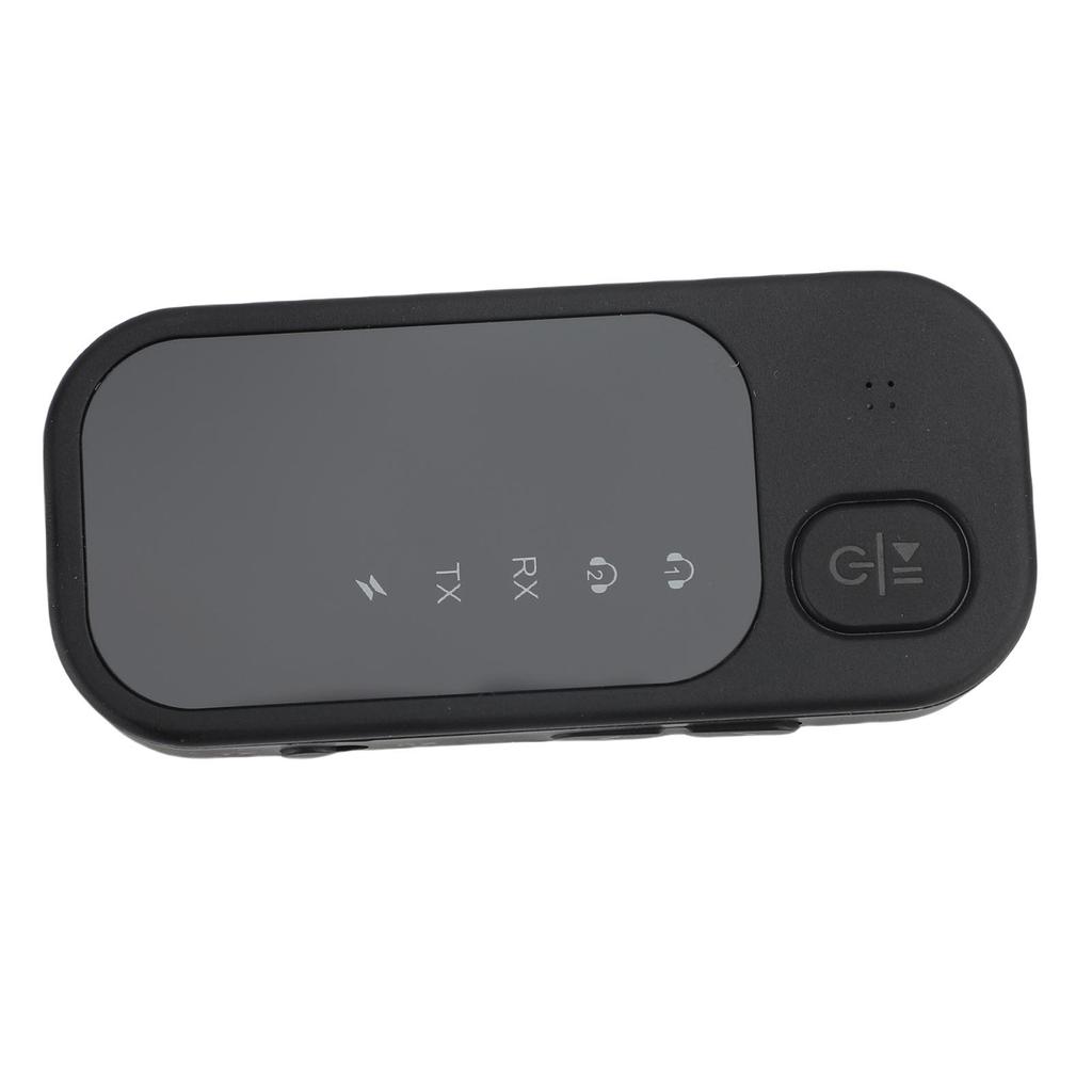Bluetooth 5.4 Receiver Transmitter Noise Cancelling Clip On 2 In 1 Wireless Car Bluetooth AUX Adapter for 2 Headphones