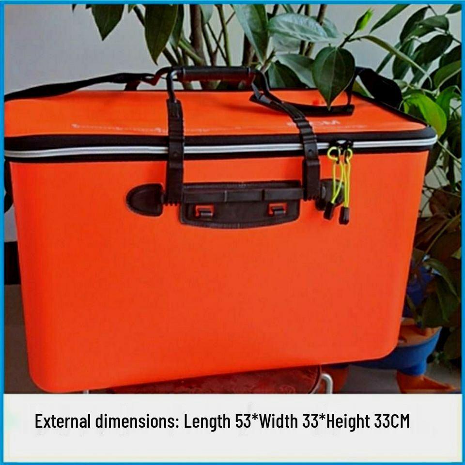 Extra-Large Car-Mounted Fishing Gear Bag with Integrated Molding