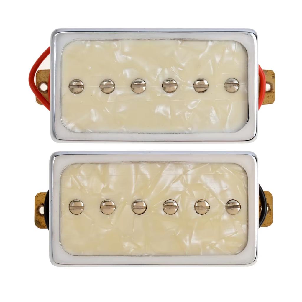 1Set Single Coil Pickups Bridge And Neck For Les Paul Lp Electric Guitar
