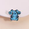 Cute Dog Enamel Pins Custom Blue Feet Cartoon Animation Brooches Lapel Badges Clothes Animal Jewelry Gift for Kids Friends
