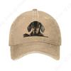 Custom Classic Dachshund Dog Baseball Cap WoUnisex Unisex Adjustable Unisex Cotton Pets Animal Dad Hat