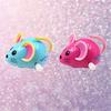 6pcs Wind-up Mouse Toys Funny Plastic Mouse Cartoon Clockwork Toy Birthday Gift for Kids Children (Mixed Color)