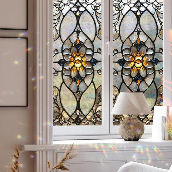 Static Glass Sticker Privacy Protection Film Softens Light Electrostatic Glass Sticker Waterproof Scratch-Proof Easy Care Window Decal
