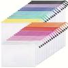 36/24/12pcs A4 Clear Mesh Zipper Pouch Bags, For Organization, Board Game, Puzzles, Office Supplies, Schools And Travel