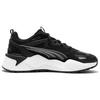 Puma Rs-X Efekt Leather Comfortable Retro Low-Top Lifestyle Sneakers Unisex sneakers Black Silver 390777-01