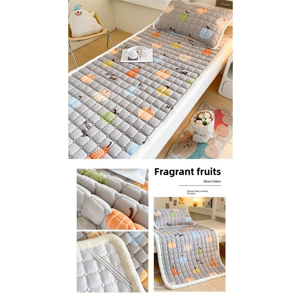 Thickened Milk Velvet Mattress, Student Dormitory Insulation, Cotton Padded Single Mattress, Foldable Machine Washable Bed Mattress