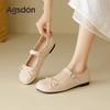 Augustus Denboken Mary Jane Women's Shoes 2025 New Summer French Ballet Single Shoes Casual Soft-soled Small Leather Shoes