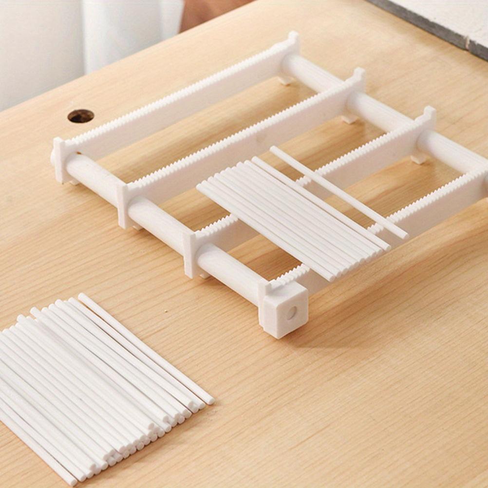 10ks Keramický vypalovací stojan s nastavitelnými závěsnými tyčemi - Kompaktní pecní nástroje pro DIY hlínu a šperky, Nenabité příslušenství pro výrobu keramiky