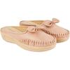 Shoetopia Upper Bow Detailed Peach Slip-On Loafers For Women & Girls /Uk5