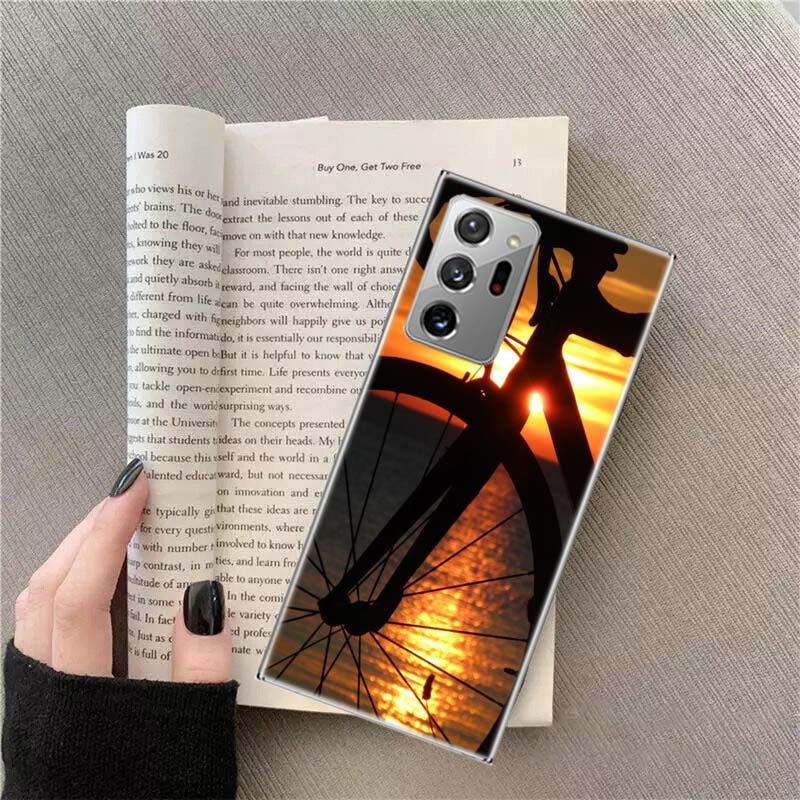 

Beautiful Sunset and My Bicycle Phone Case for Samsung A17 A37 A57 A54 A14 A24 A34 A07 A04S A02S A12 A22 A32 A52S A16 A26 A36 A5 Samsung A22 4G
