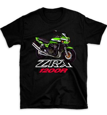 T-shirt ZRX 1200R Moto Japonaise Classique 100% Coton Col Rond Été Manches Courtes Décontracté Homme Taille S-3XL