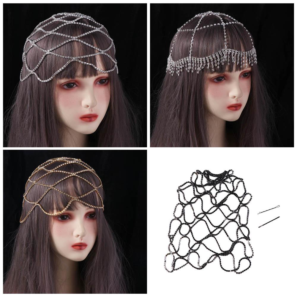 Performance Show Crystal Rhinestone Hairband Luxury Boho Headband Women Jewelry