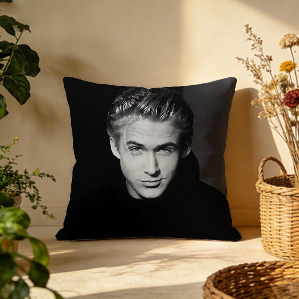 Trendy RRyan Goslinging Cushion Cover Versatile DoubleSided Pillow Case Fit for Sofa Bed Car Daily Decor