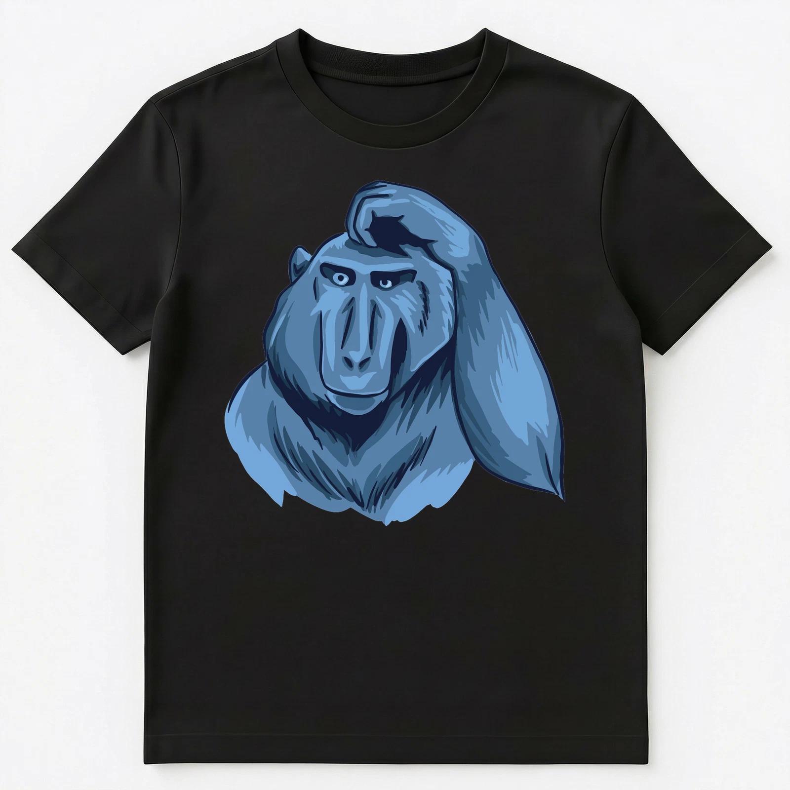 Confused Baboon Graphic Unisex T-Shirt XL