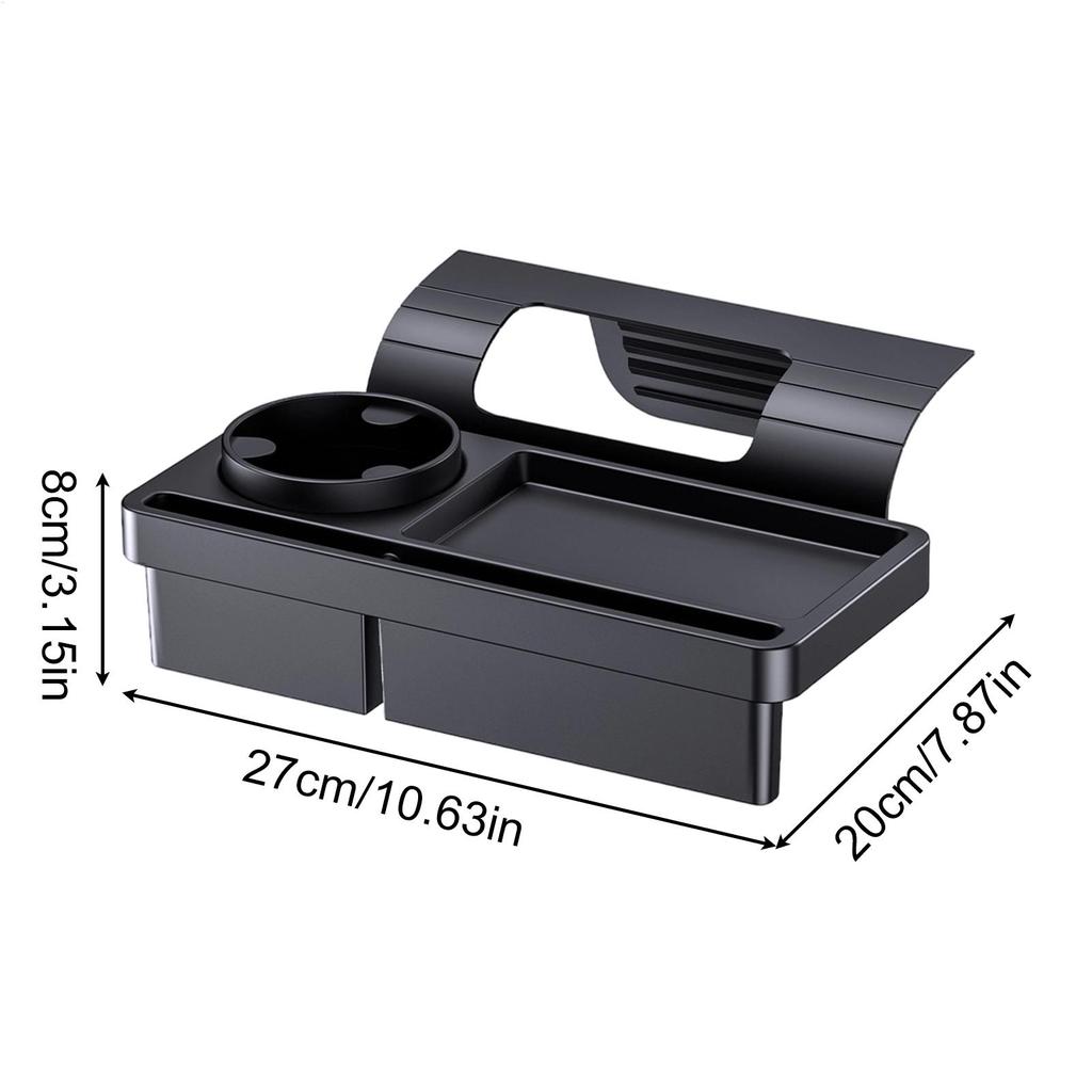 Multifunctional Car Organizer Box Side Door Window Storage Pocket Hanging Storage Rack With Cup Holder Auto Interior Accessories
