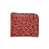 INDEN-YA Genuine Leather Coin Purse with Double Zipper