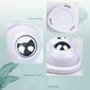 Yousheng 1 Set Ruota Universale Autoadesiva Forte Portante ABS 3 Perline Mini Pasta Pattumiera Fondo Girevole Puleggia Forniture per la Casa