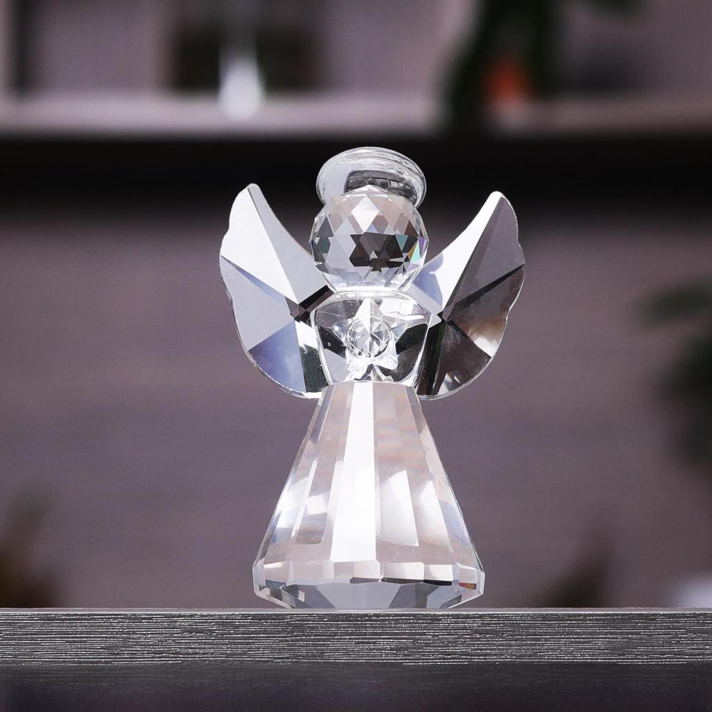 Crystal Angel Ornament - Creative Gift for Birthdays and Weddings