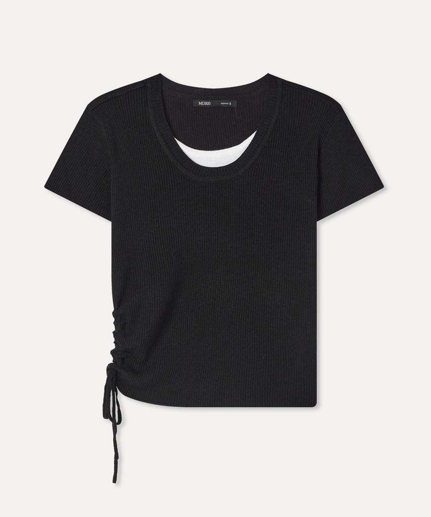 MIXXO Side String Layered Knit Re Kaf78Qt_Miwkag51Qt