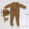 Baby Soft Knit Bear Onesie & Hat Set