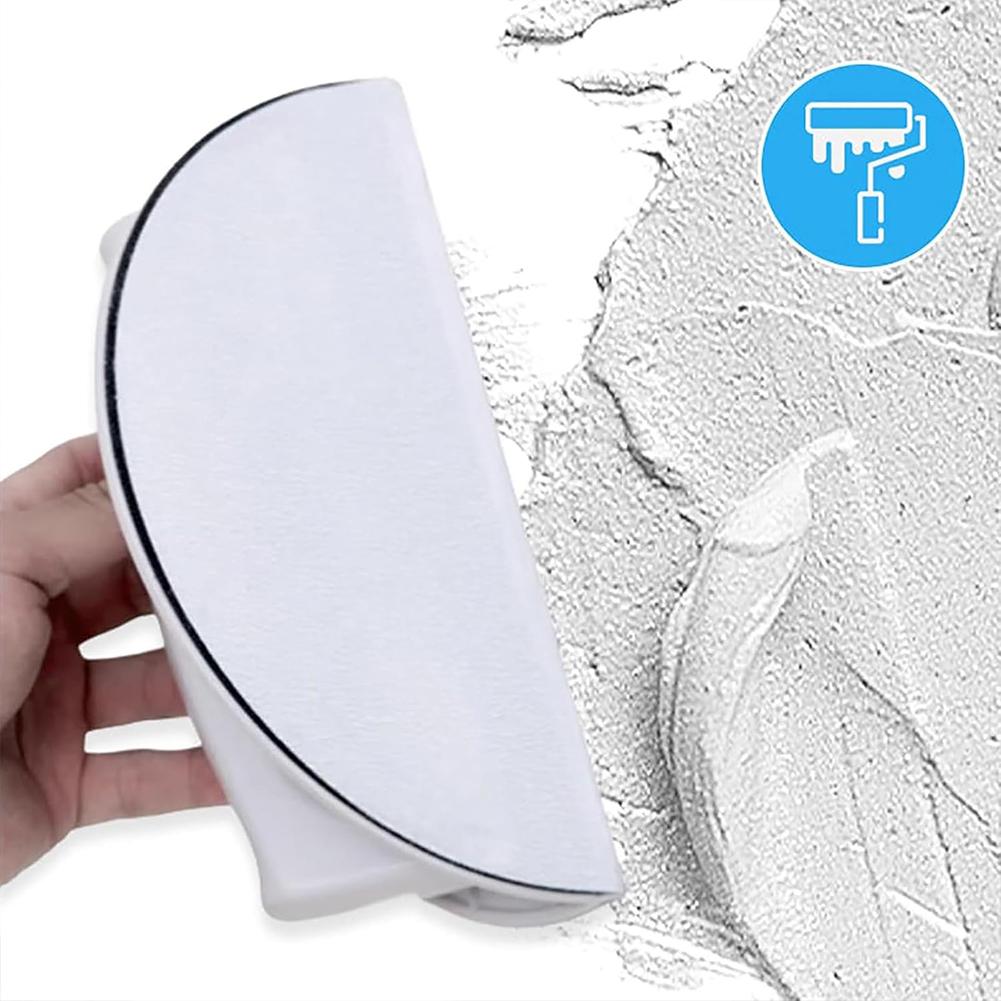 Multifunctional Sandpaper Rack Self-Adhesive Sanding Sandpaper Tool Semi-Circular Angle Sanding Tool with 10 Sandpaper