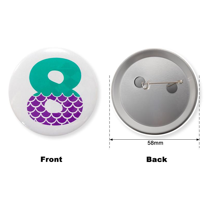 Theme Party Badge Happy Birthday Birthday Digital Badge 