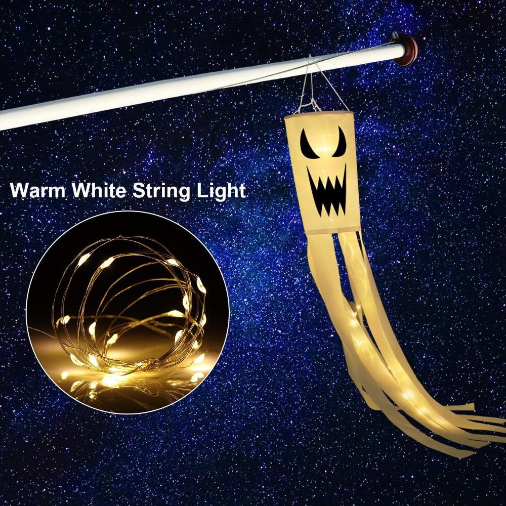 

1/2Pcs Large Halloween Light LED Ghost Outdoor Decor Halloween Party Dress Up