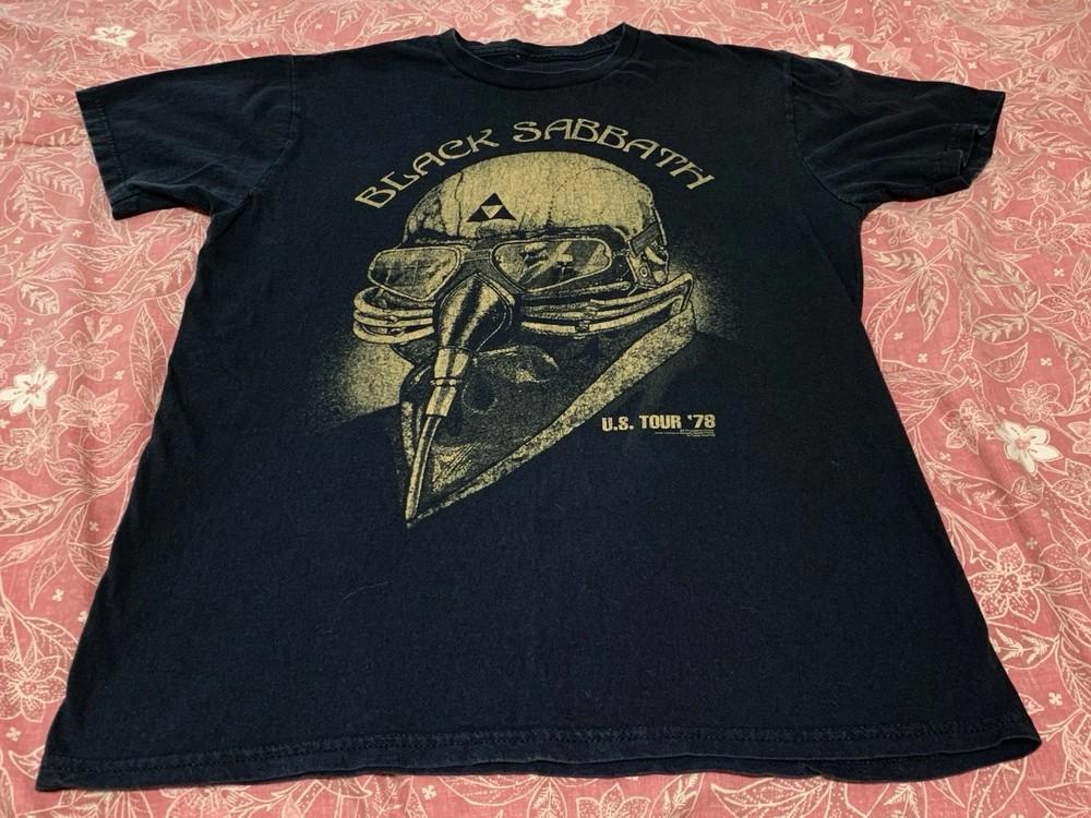 

Black Sabbath TShirt U.S. Tour ‘78 Black Retro Unisex T-Shirt S