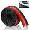 Universal Car Lip Skirt Protector 6 Cm Width Rubber Strip 250 Cm Car Front Bumper Lip Exterior Mouldings