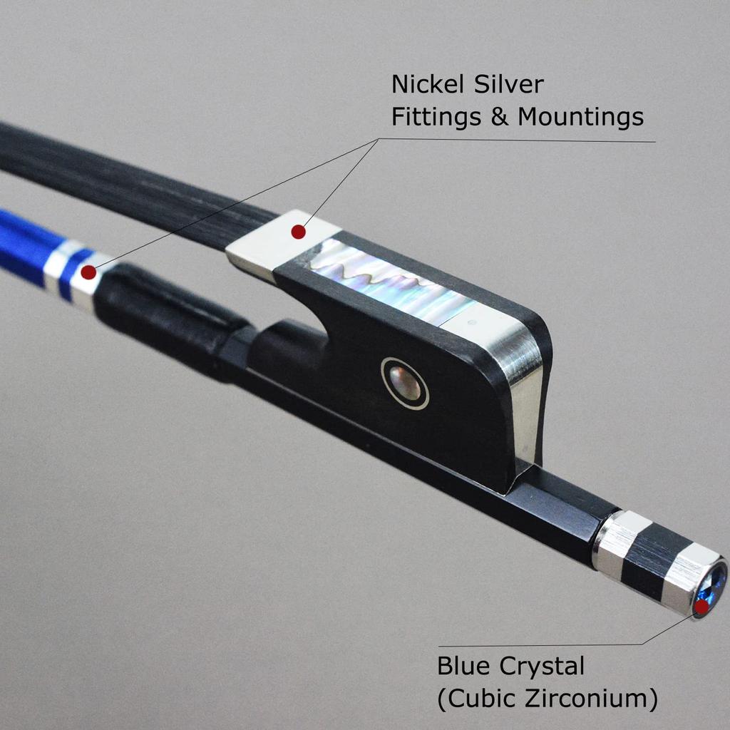 VINGOBOW Carbon Fiber Cello Bow Black Hair [Unique]