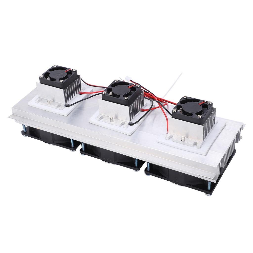 Semiconductor Cooling Machine Thermoelectric Peltier Refrigeration Cooling System Kit 3 Fans