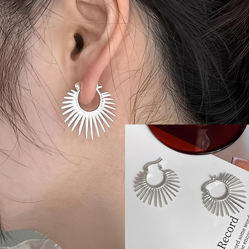 PANJBJ 925 Silver Bow Knot Earring for Women Texture Tassels Sweet Romantic Korean Jewelry Gift