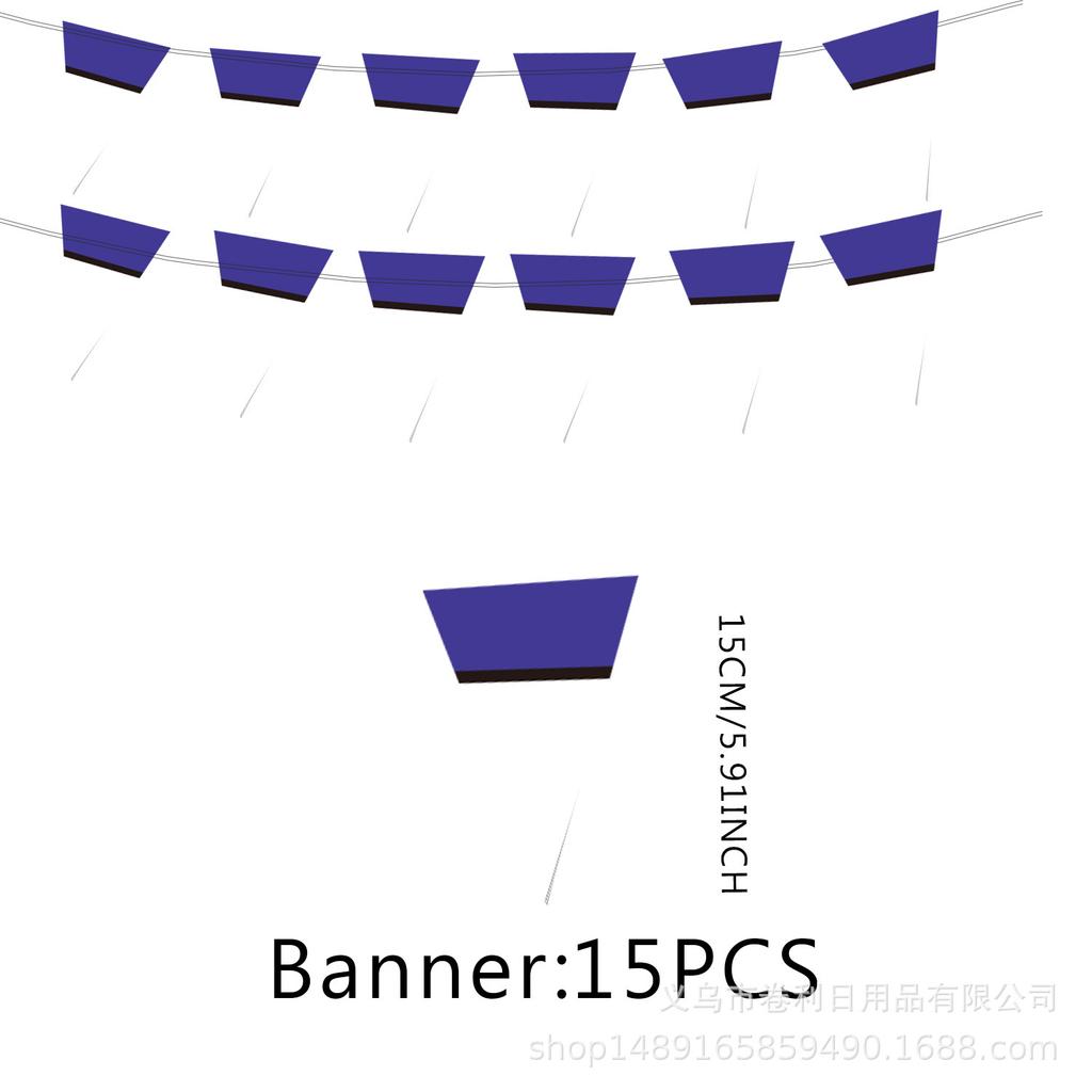 Fournitures de fête Elf Ball Décorations d'anniversaire Arrangements de boules d'elfes violets Vaisselle de fête Décorations de fête