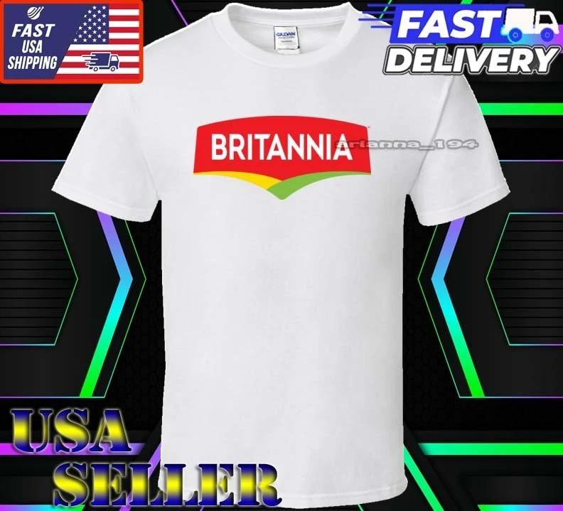New Shirt Britannia Industries Logo T-Shirt Funny American Usa Unisex Size S-5XL 3XL