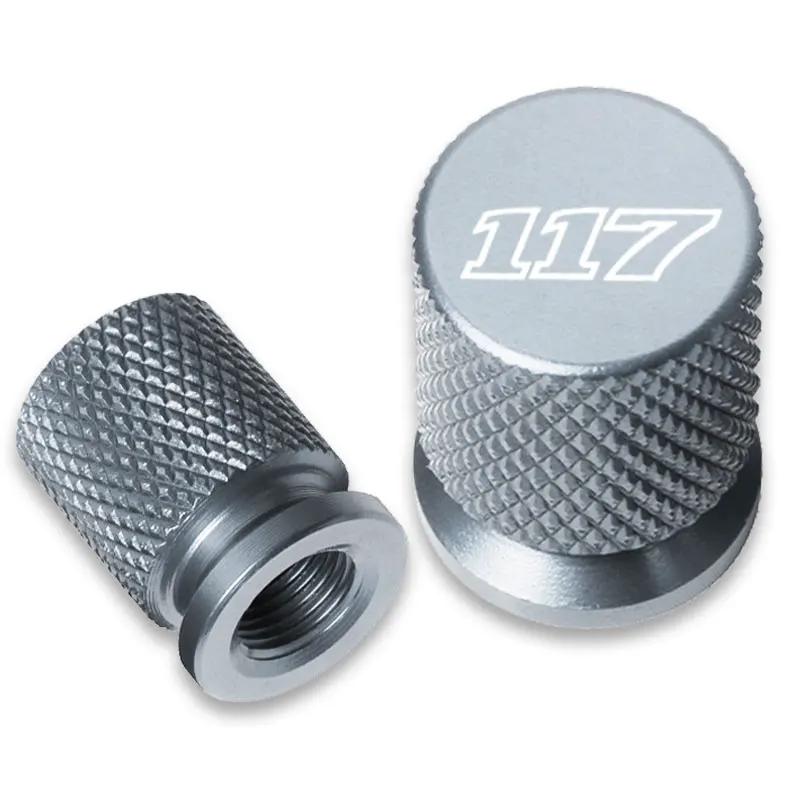 For Harley Softail Low Rider ST FXLRST FXRST Breakout Touring CVO 117 Motorcycle Accessories CNC Tire Valve Stem Cap Cover Plugs